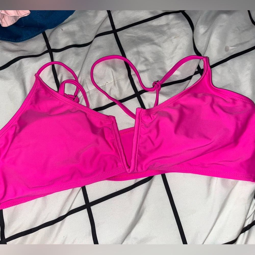 pink swim suit